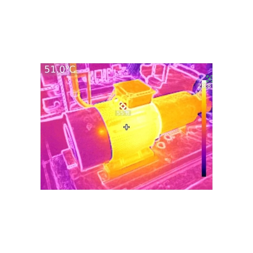 Uni-T UTi720V - Värmekamera 5200 mAh 640x480 px 3,7V IP54
