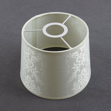 Universal ersättningslampskärm MIKA E27 14x19,5 cm grädde