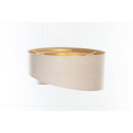 Universell lampskärm GALAXY E27 Ø 45 cm beige/guld