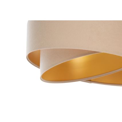 Universell lampskärm GALAXY E27 Ø 45 cm beige/guld