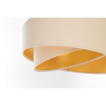 Universell lampskärm GALAXY E27 Ø 45 cm kräm/guld