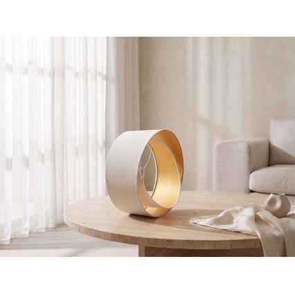 Universell lampskärm GALAXY E27 Ø 45 cm vit/guld