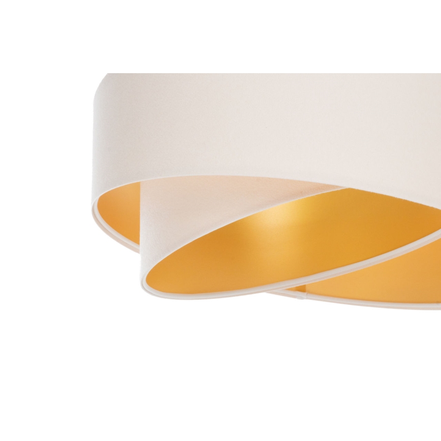 Universell lampskärm GALAXY E27 Ø 45 cm vit/guld