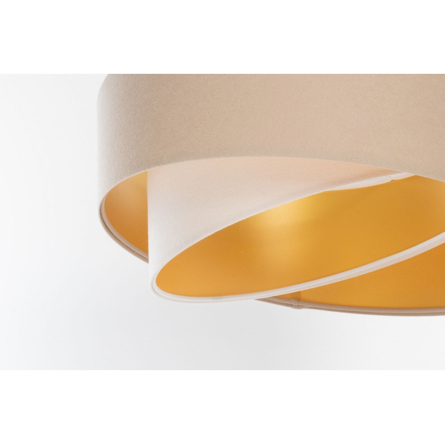 Universell lampskärm GALAXY E27 Ø 45 cm beige/vit/guld