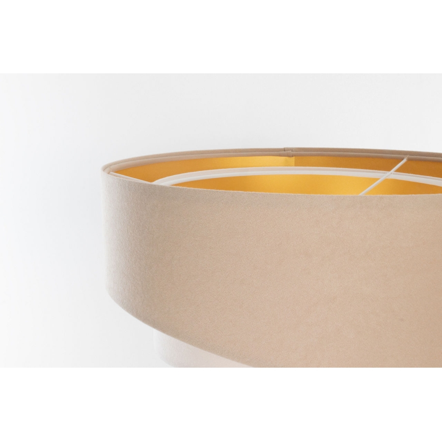 Universell lampskärm GALAXY E27 Ø 45 cm beige/vit/guld