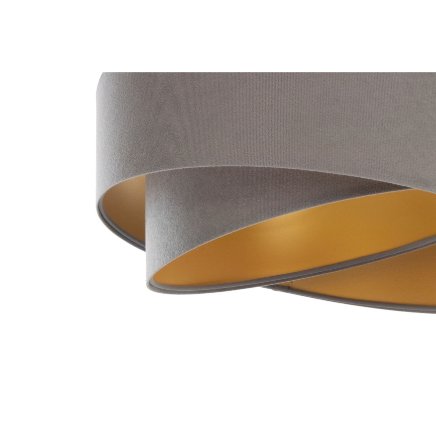 Universell lampskärm GALAXY E27 Ø 45 cm grå/guld