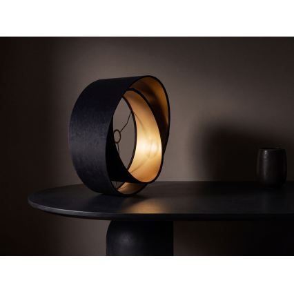 Universellt lampskärm GALAXY E27 Ø 45 cm svart/guld