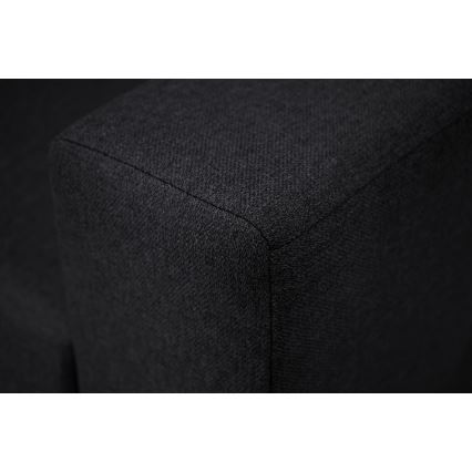 Universell hörnsoffa med sovfunktion och förvaringsutrymme SEVILLA antracit