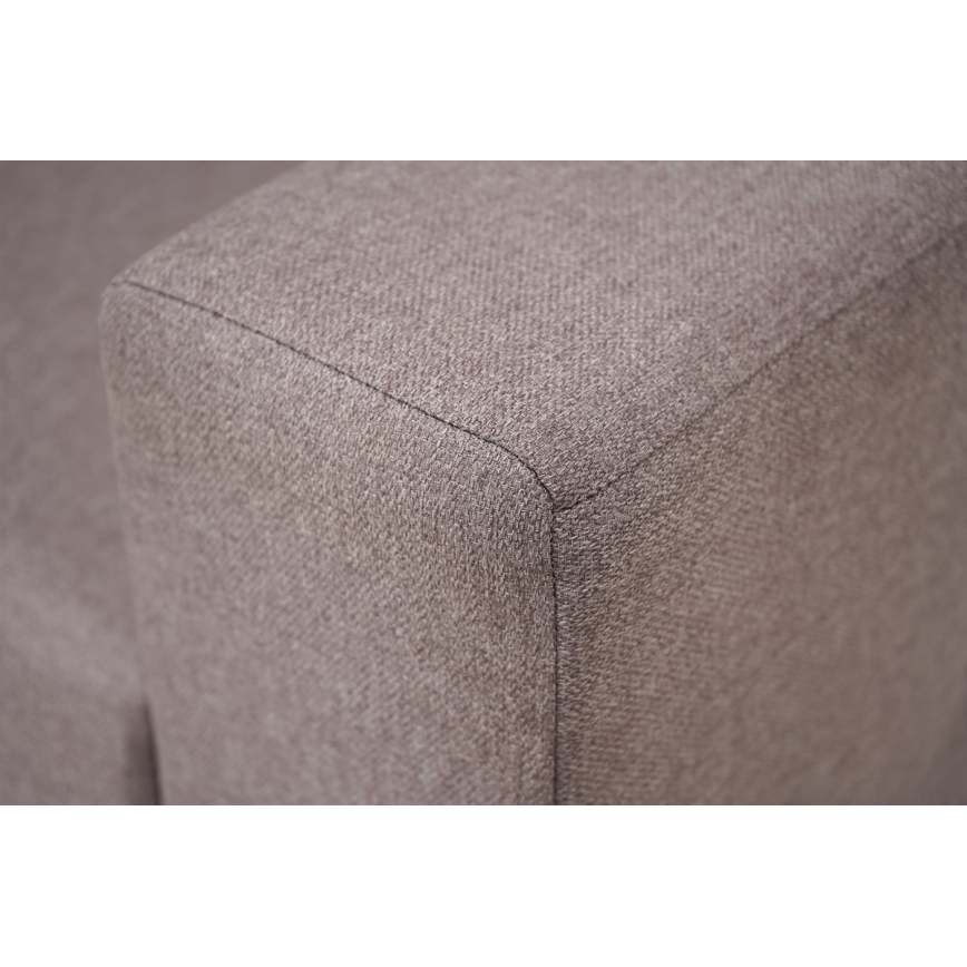 Universell hörnsoffa med sovfunktion och förvaringsutrymme SEVILLA grå