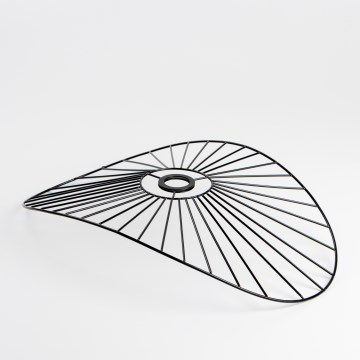 Universell lampskärm CURITIBA 40x56 cm, svart