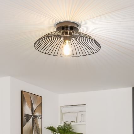 Universell lampskärm CURITIBA Ø 38 cm svart