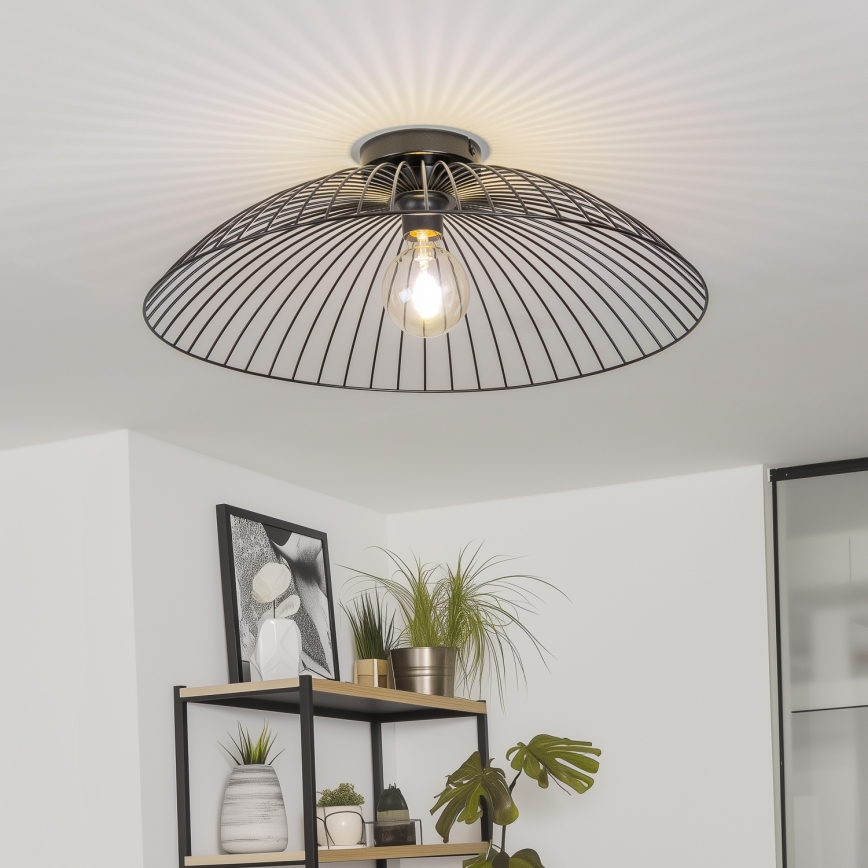 Universell lampskärm CURITIBA Ø 60 cm svart