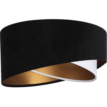 Universell lampskärm GALAXY E27 Ø 45 cm svart/vit/guld