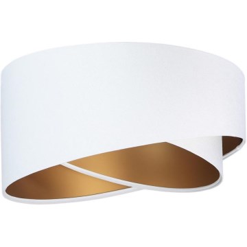 Universell lampskärm GALAXY E27 Ø 45 cm vit/guld