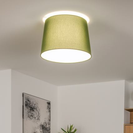 Universell lampskärm KERIA Ø 30 cm, grön