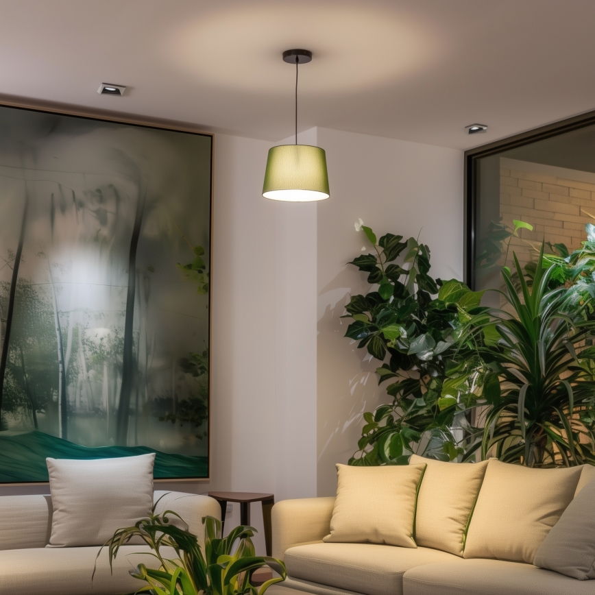 Universell lampskärm KERIA Ø 30 cm, grön