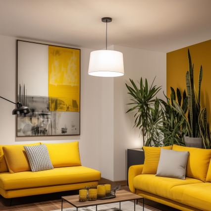 Universell lampskärm KERIA Ø 45 cm, vit