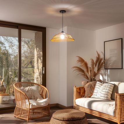 Universell lampskärm KERIA Ø 50 cm brun