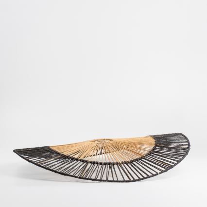 Universell lampskärm KERIA Ø 50 cm brun/svart