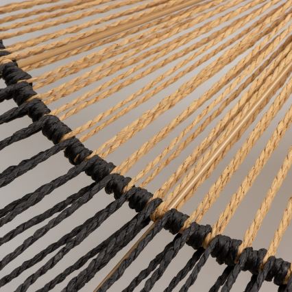 Universell lampskärm KERIA Ø 50 cm brun/svart