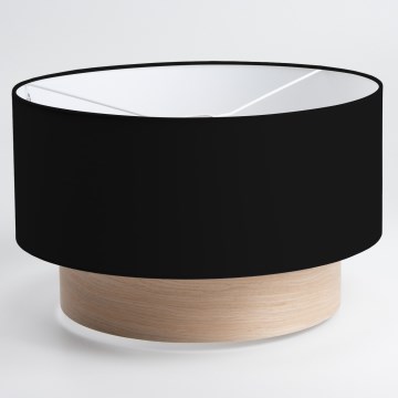 Universell lampskärm KERIA Ø 50 cm, svart/beige