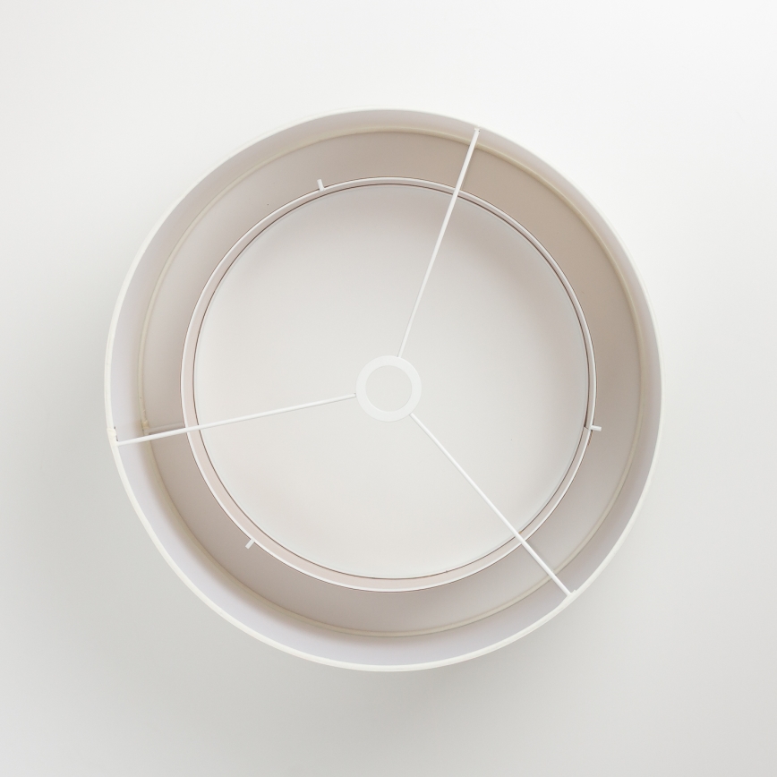 Universell lampskärm KERIA Ø 50 cm vit/beige