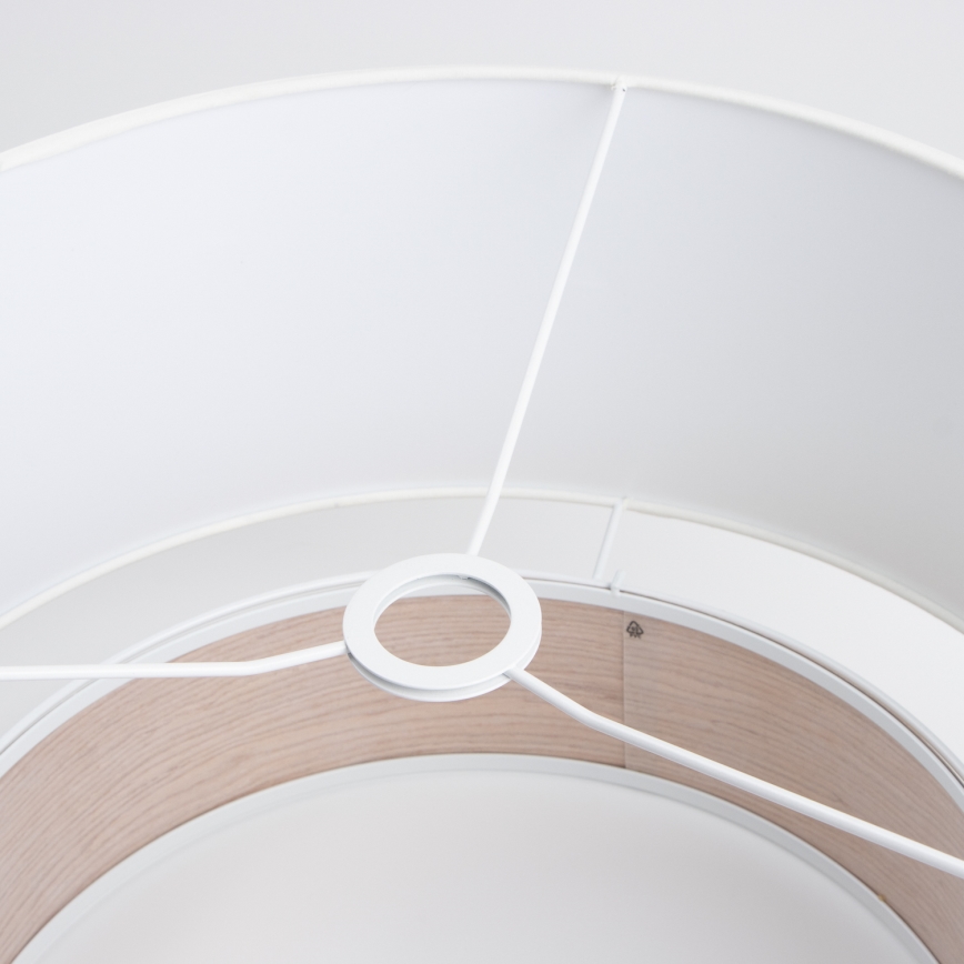 Universell lampskärm KERIA Ø 50 cm vit/beige