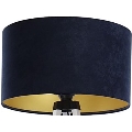 Universell lampskärm STANDARD E27 Ø 45 cm blå/guld