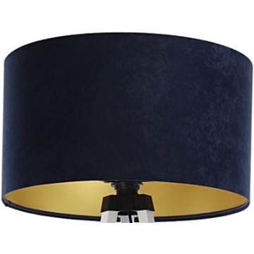 Universell lampskärm STANDARD E27 Ø 45 cm blå/guld