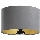 Universell lampskärm STANDARD E27 Ø 45 cm grå/guld