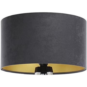 Universell lampskärm STANDARD E27 Ø 45 cm grå/guld