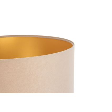 Universell lampskärm STANDARD E27 Ø 45 cm beige/guld