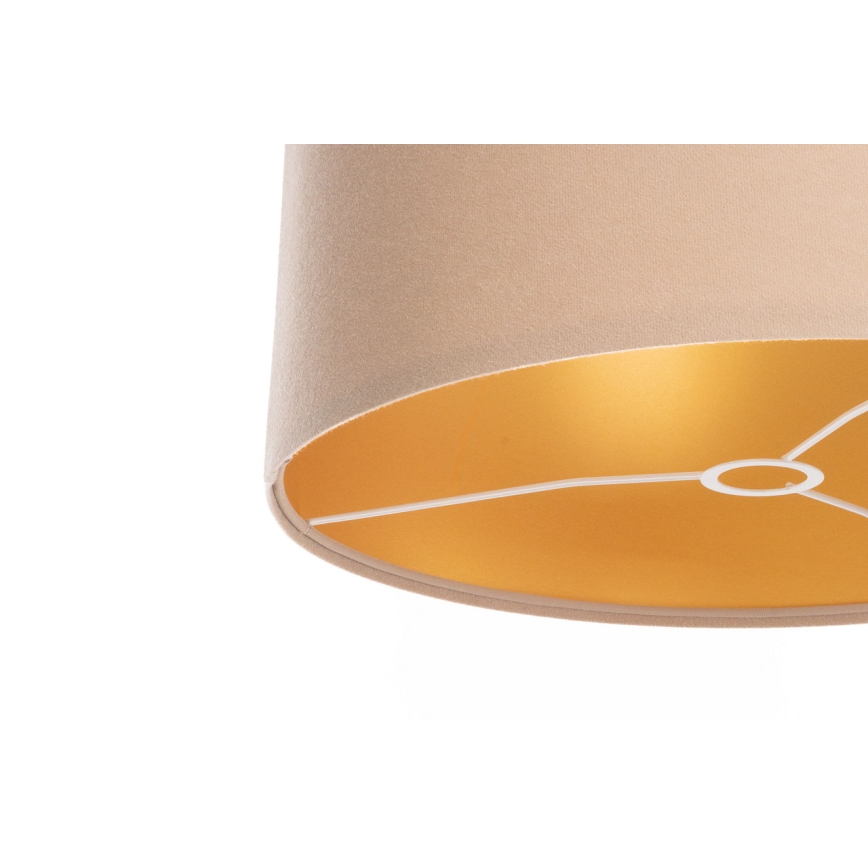 Universell lampskärm STANDARD E27 Ø 45 cm beige/guld