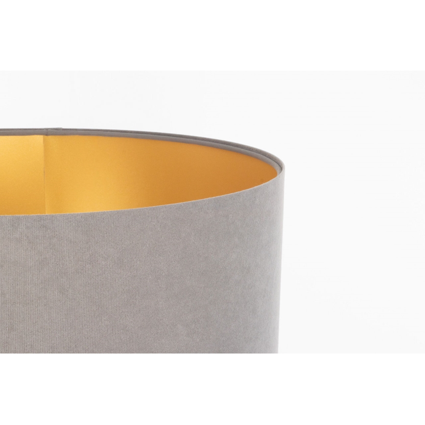 Universell lampskärm STANDARD E27 Ø 45 cm grå/guld