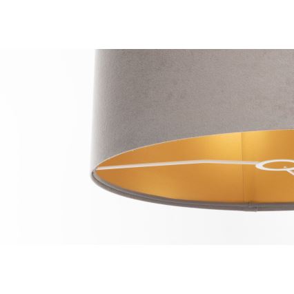 Universell lampskärm STANDARD E27 Ø 45 cm grå/guld