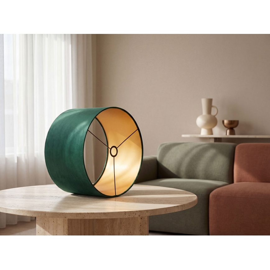 Universell lampskärm STANDARD E27 Ø 45 cm grön/guld