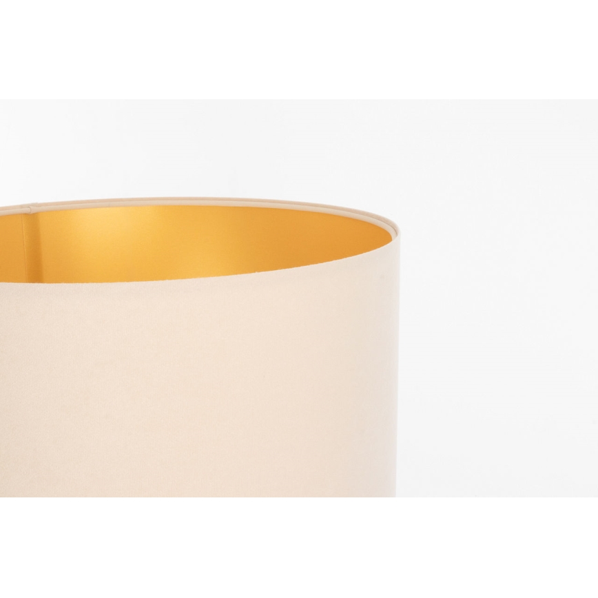 Universell lampskärm STANDARD E27 Ø 45 cm kräm/guld