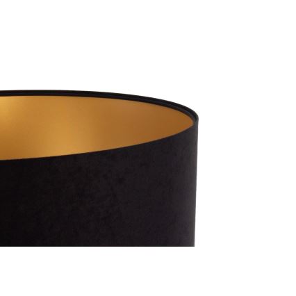 Universell lampskärm STANDARD E27 Ø 45 cm svart/guld
