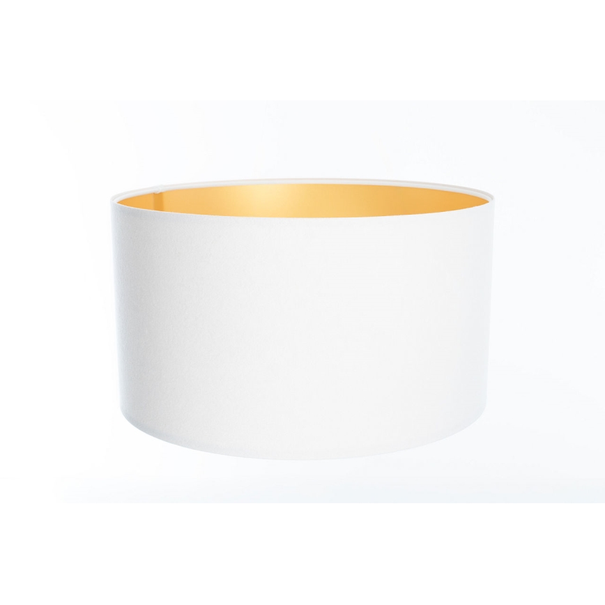 Universell lampskärm STANDART E27 Ø 45 cm vit/guld