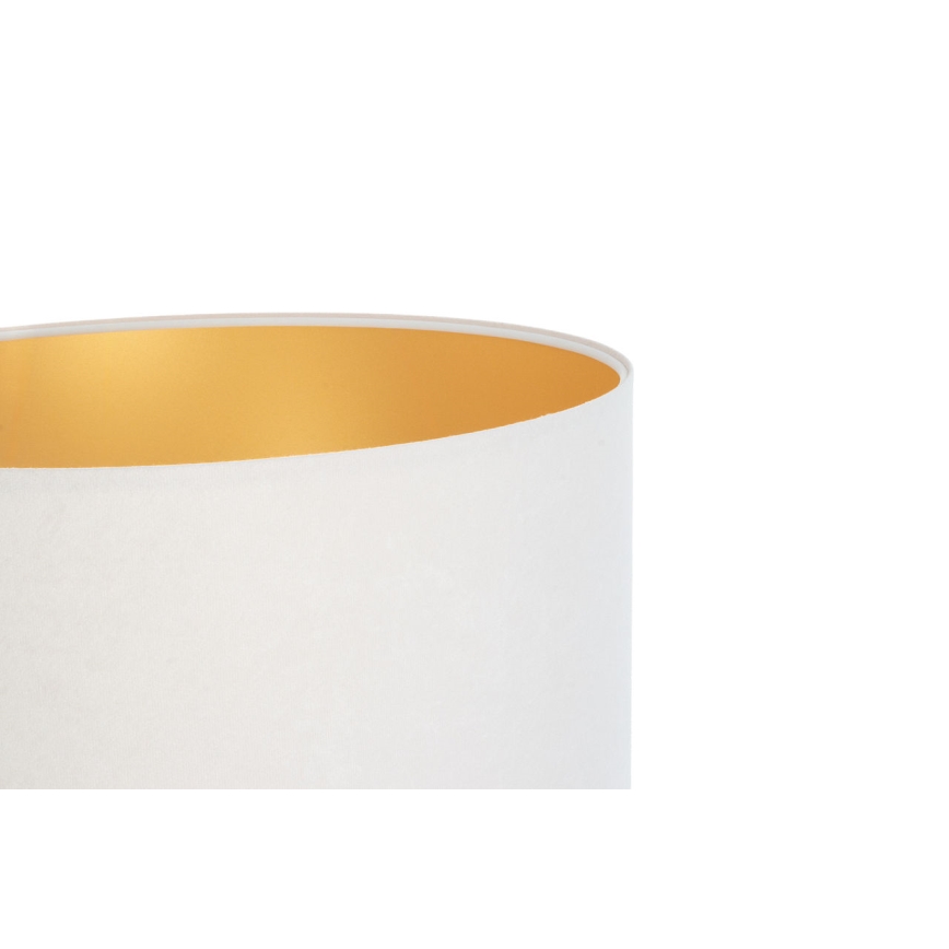 Universell lampskärm STANDART E27 Ø 45 cm vit/guld