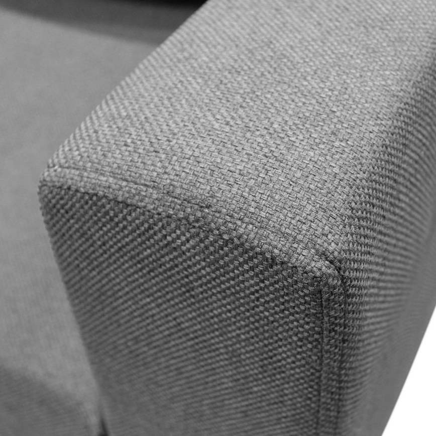 Universell U-formad utdragbar hörnsoffa med förvaringsutrymme SEYA, grå