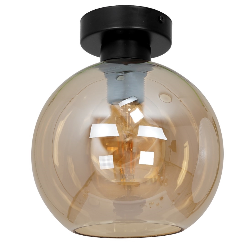 Universellt ersättningsglas SOFIA E27 Ø 20 cm röktonad beige