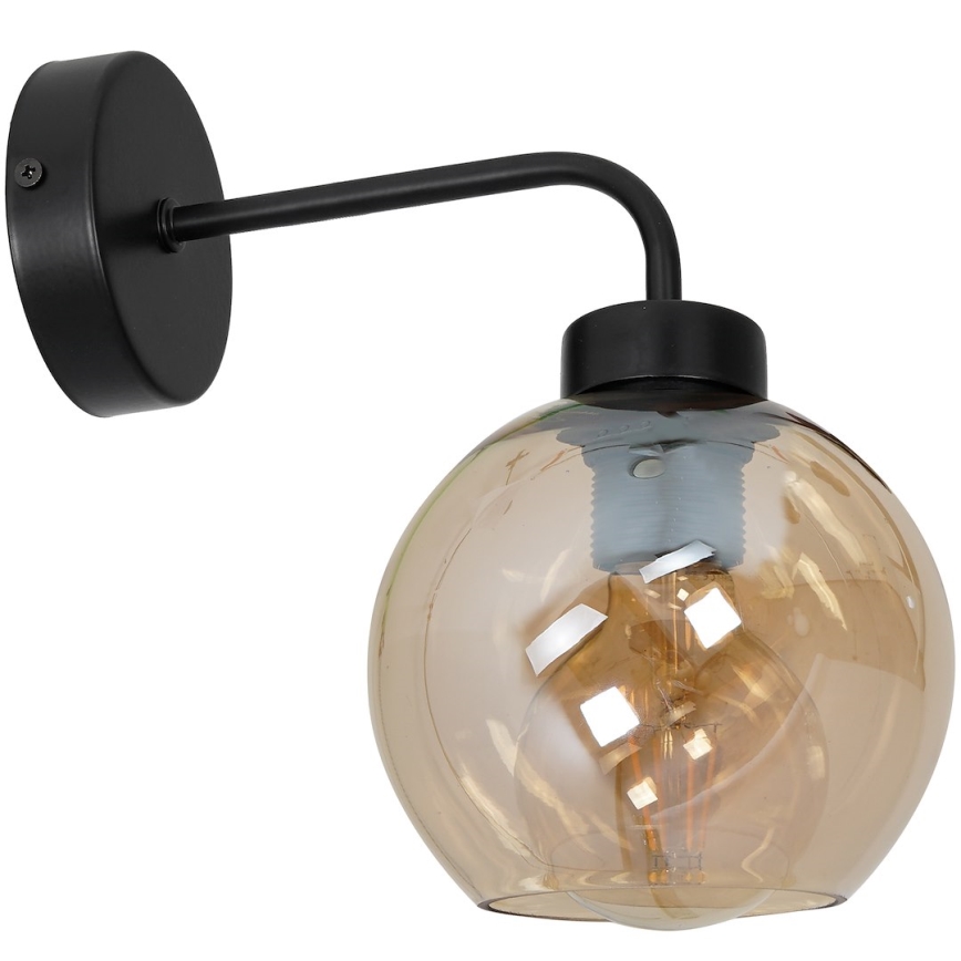 Universellt ersättningsglas SOFIA E27 Ø 20 cm röktonad beige