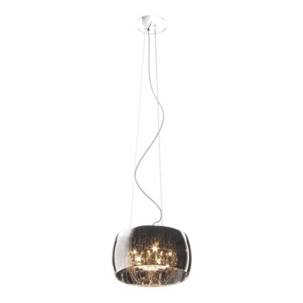 Universellt ersättningsglas för G9, Ø 40 cm, rökgrå