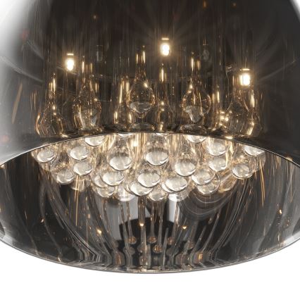 Universellt ersättningsglas för G9, Ø 40 cm, rökgrå