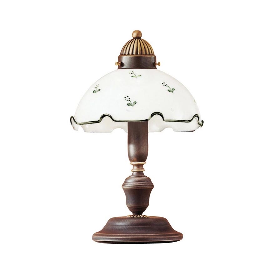 Universellt reservglas NONNA E27 Ø 20 cm vit/grön