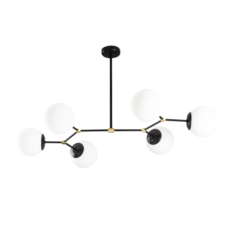 Upphängningsbar Ljuskrona  DAMAR 6xE27/40W/230V