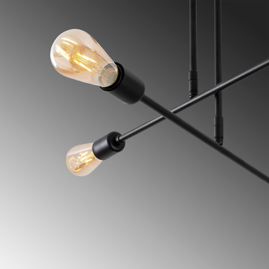 Upphängningsbar Ljuskrona  FLOWER 4xE27/40W/230V