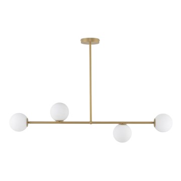 Upphängningsbar Ljuskrona  GAMA 4xG9/12W/230V gyllene