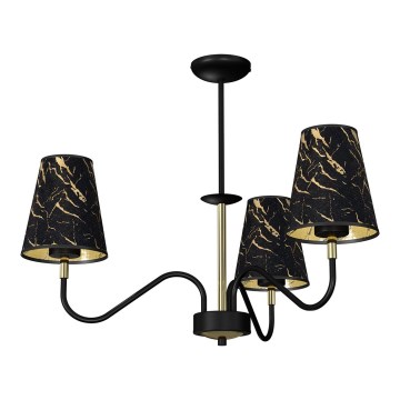 Upphängningsbar Ljuskrona  HERMES 3xE27/60W/230V